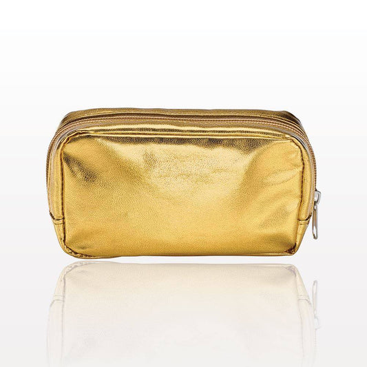 “Precious Metals” Cosmetic Bag, Gold