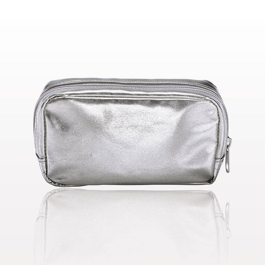 “Precious Metals” Cosmetic Bag, Silver